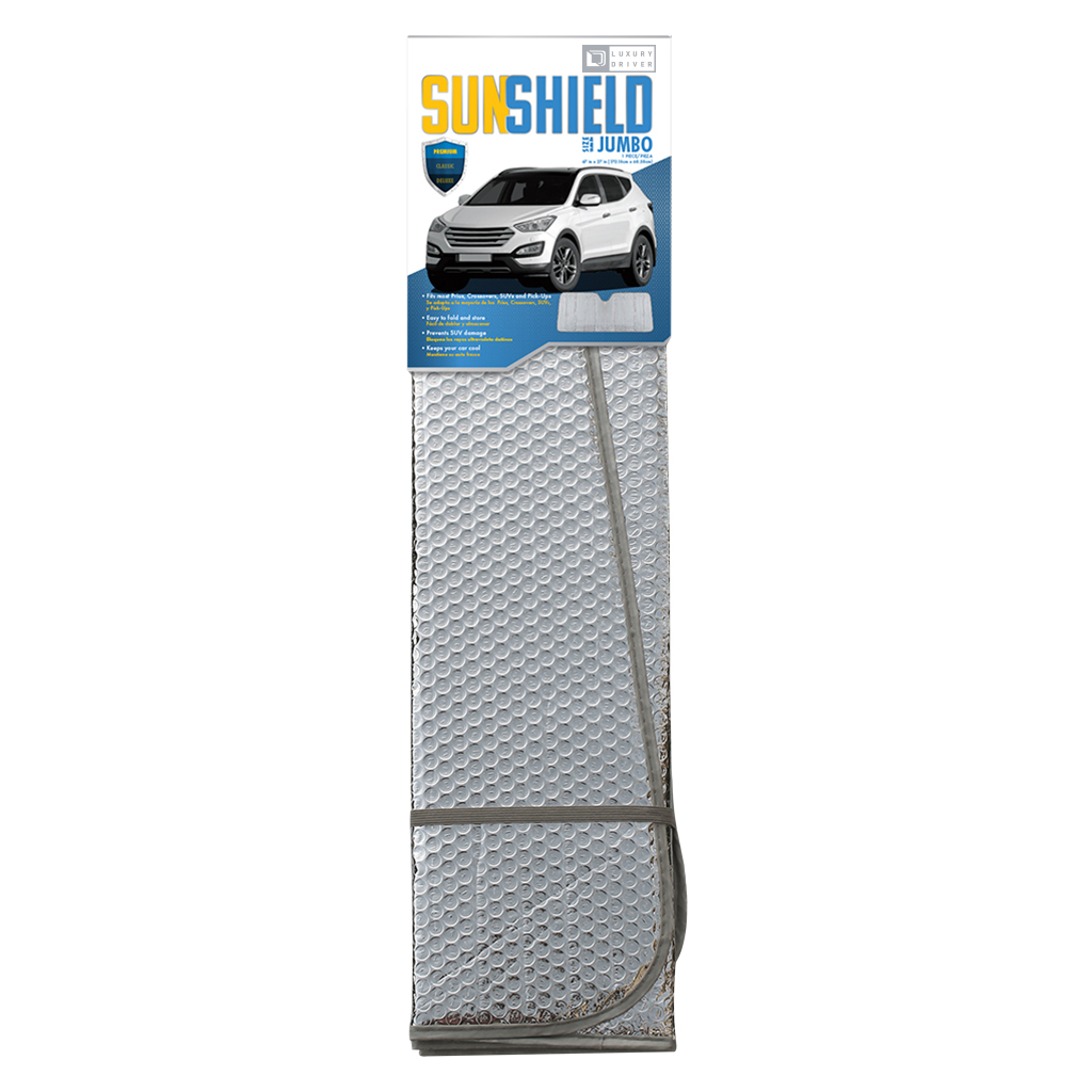 Luxury Driver Jumbo Sun Shield Classic Accordion