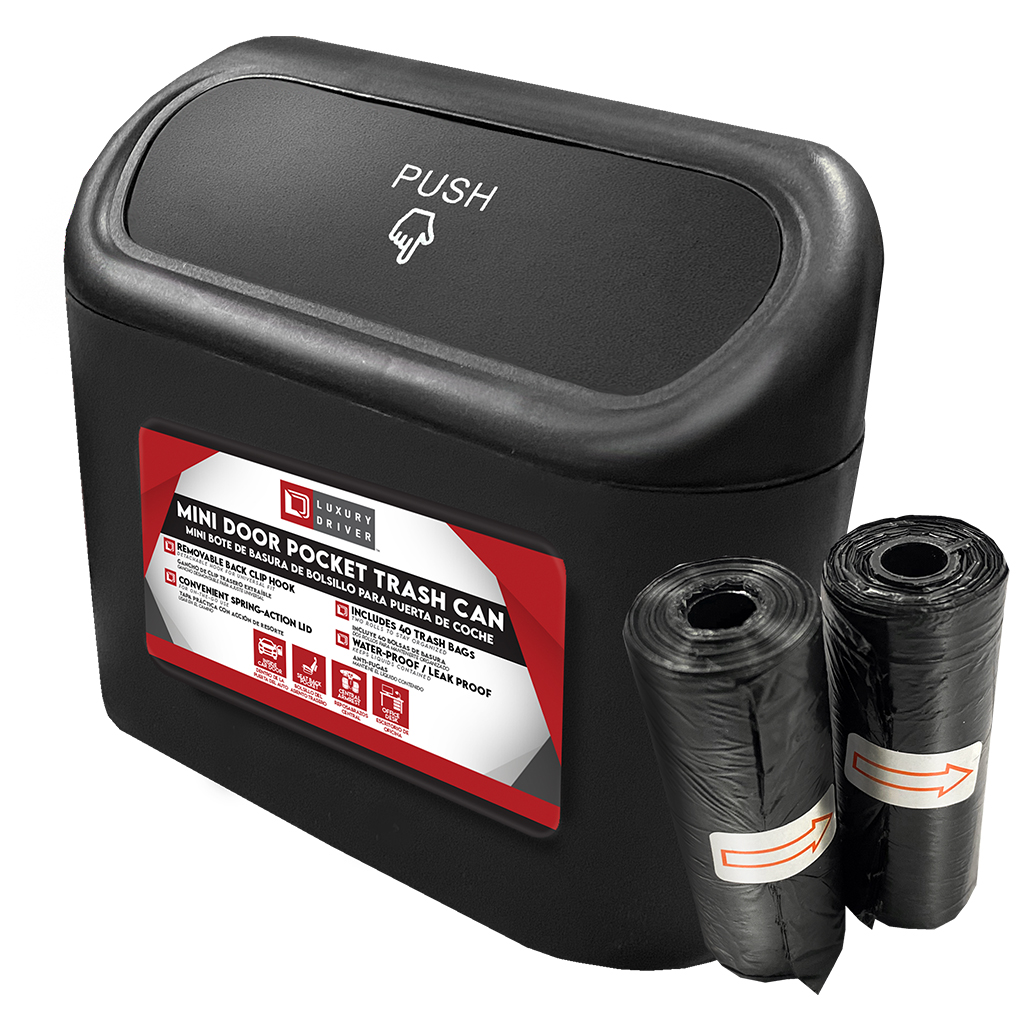 Luxury Driver Mini Door Pocket Trash Can Each