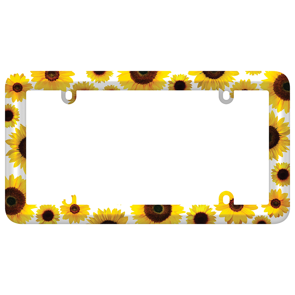 Daisy Petal License Plate Frame