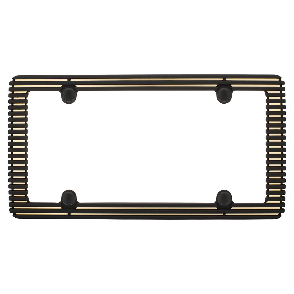 Billet Gold License Plate Frame CASE PACK 4