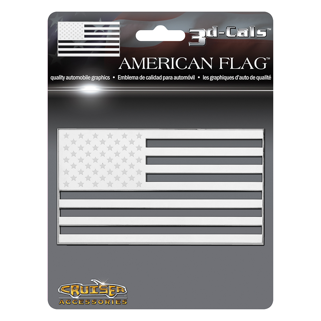 American Flag 3D Decal CASE PACK 12
