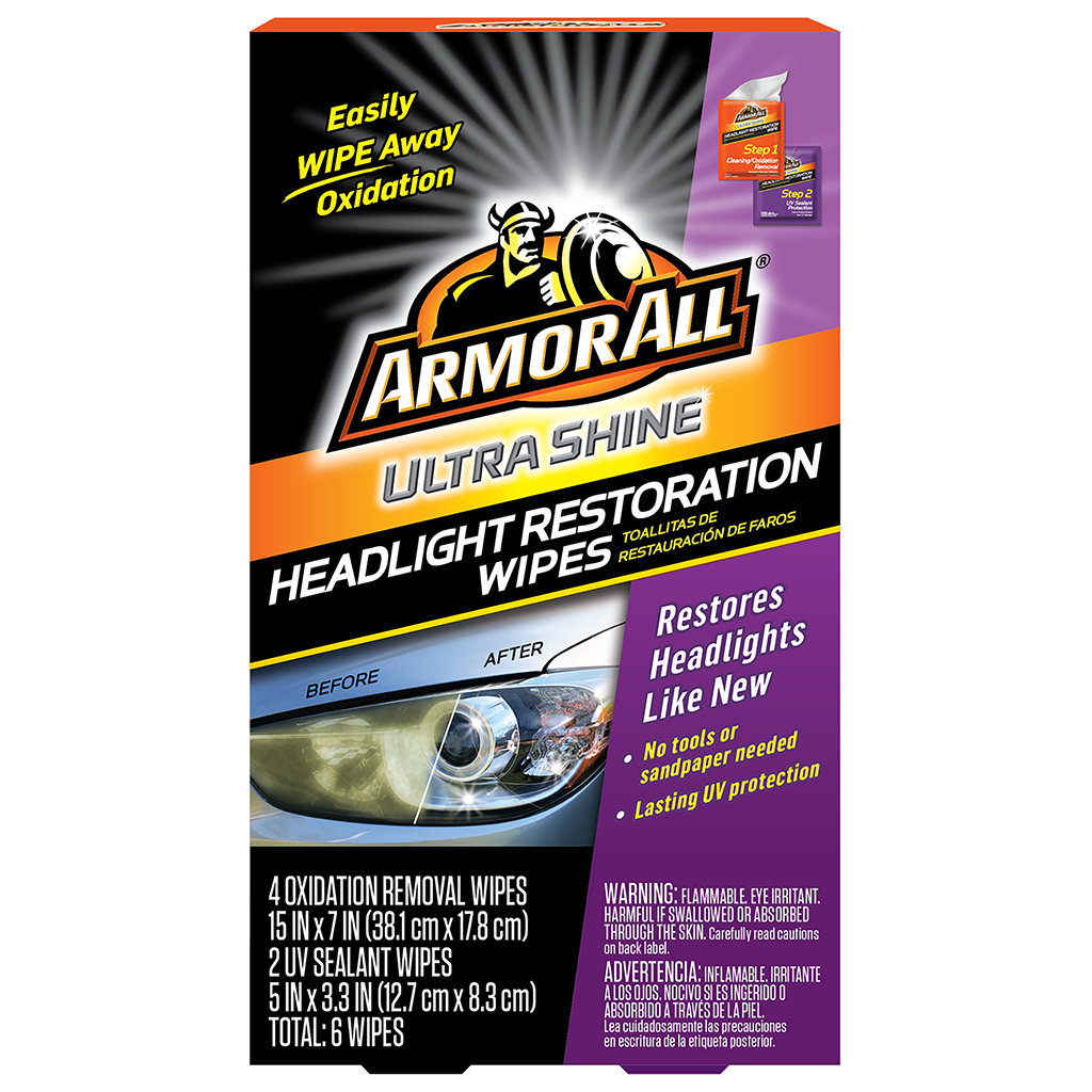 Armor All Headlight Restoration Wipes CASE PACK 6