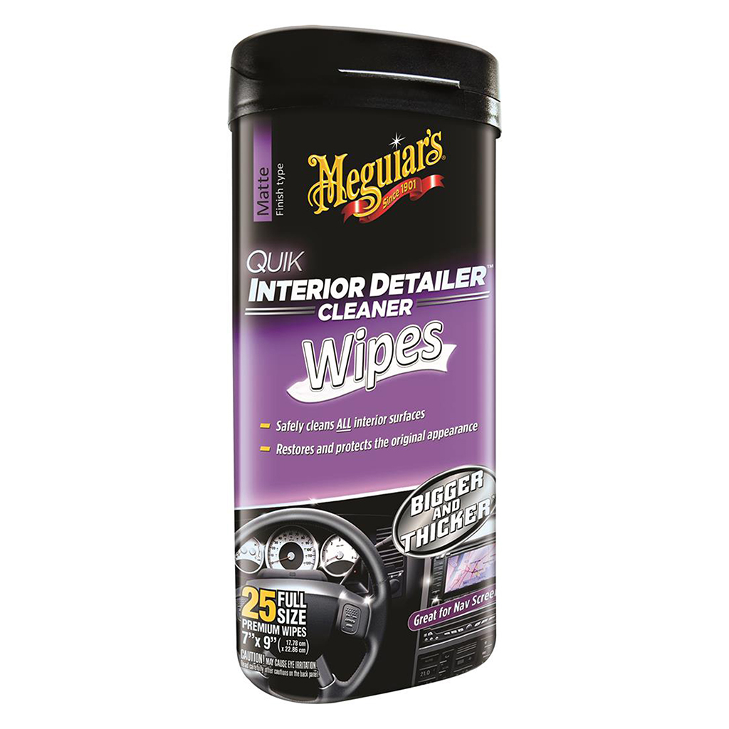 Meguiars Quik Interior Detailer Wipes CASE PACK 6