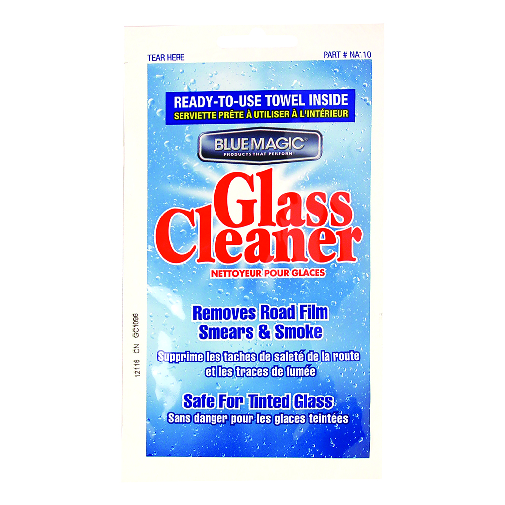 Blue Magic Glass Cleaner Towelette CASE PACK 24