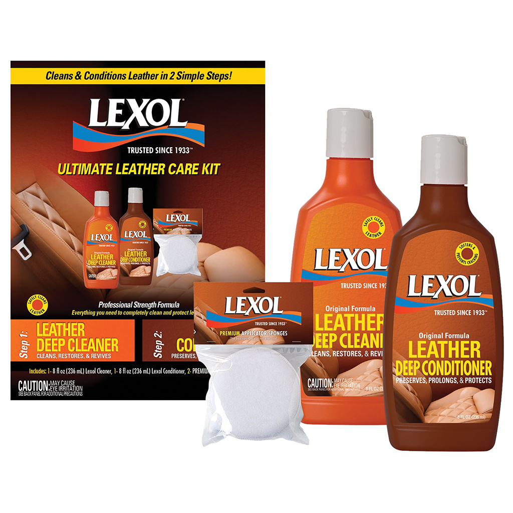 Lexol All Leather Deep Cleaner Step 1