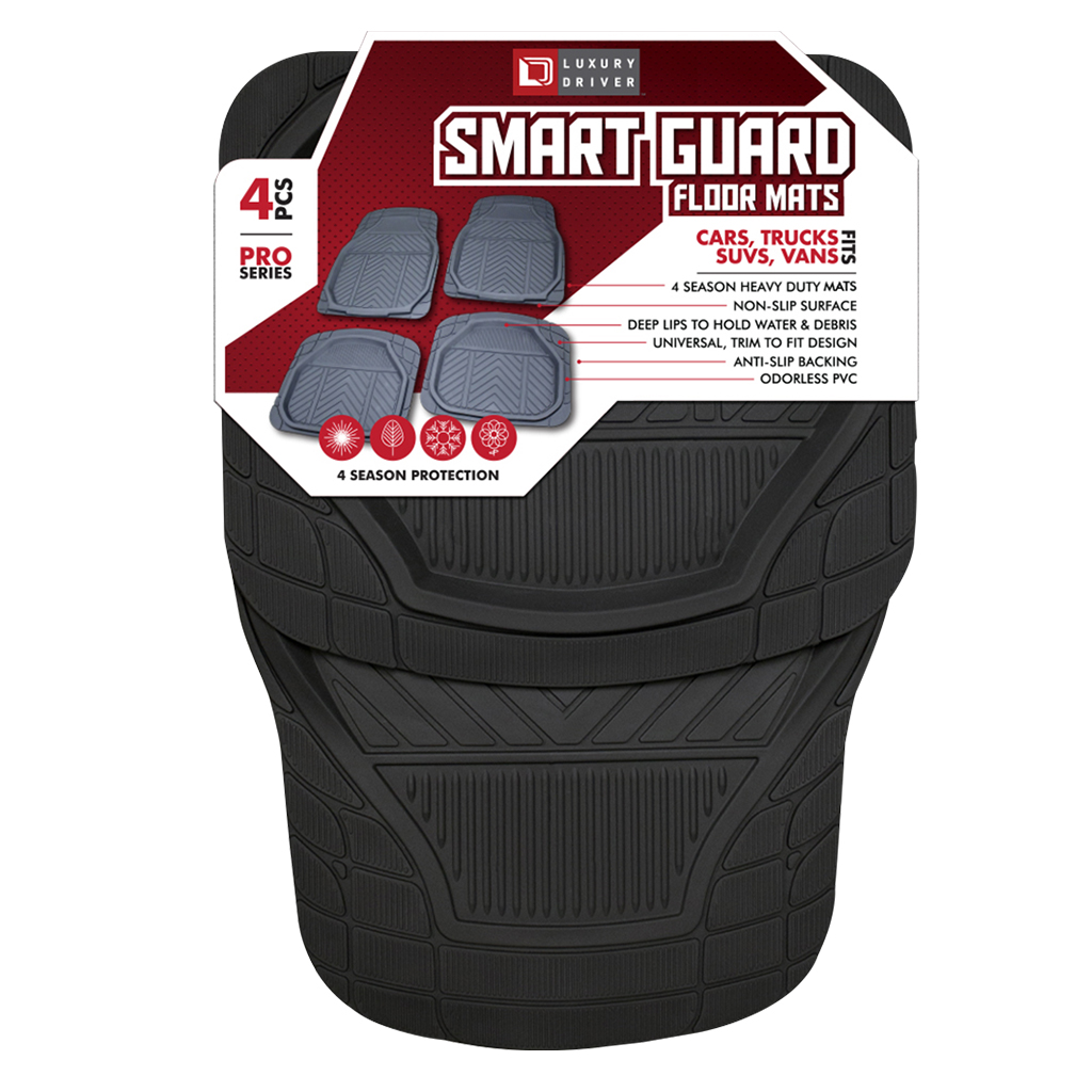 Smart Guard Pro Floor Mats- Black