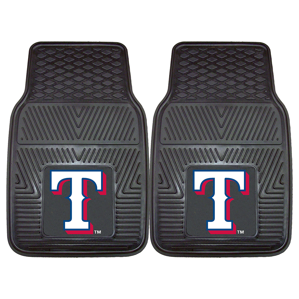 2 Piece All Weather Car Mat - Texas Rangers