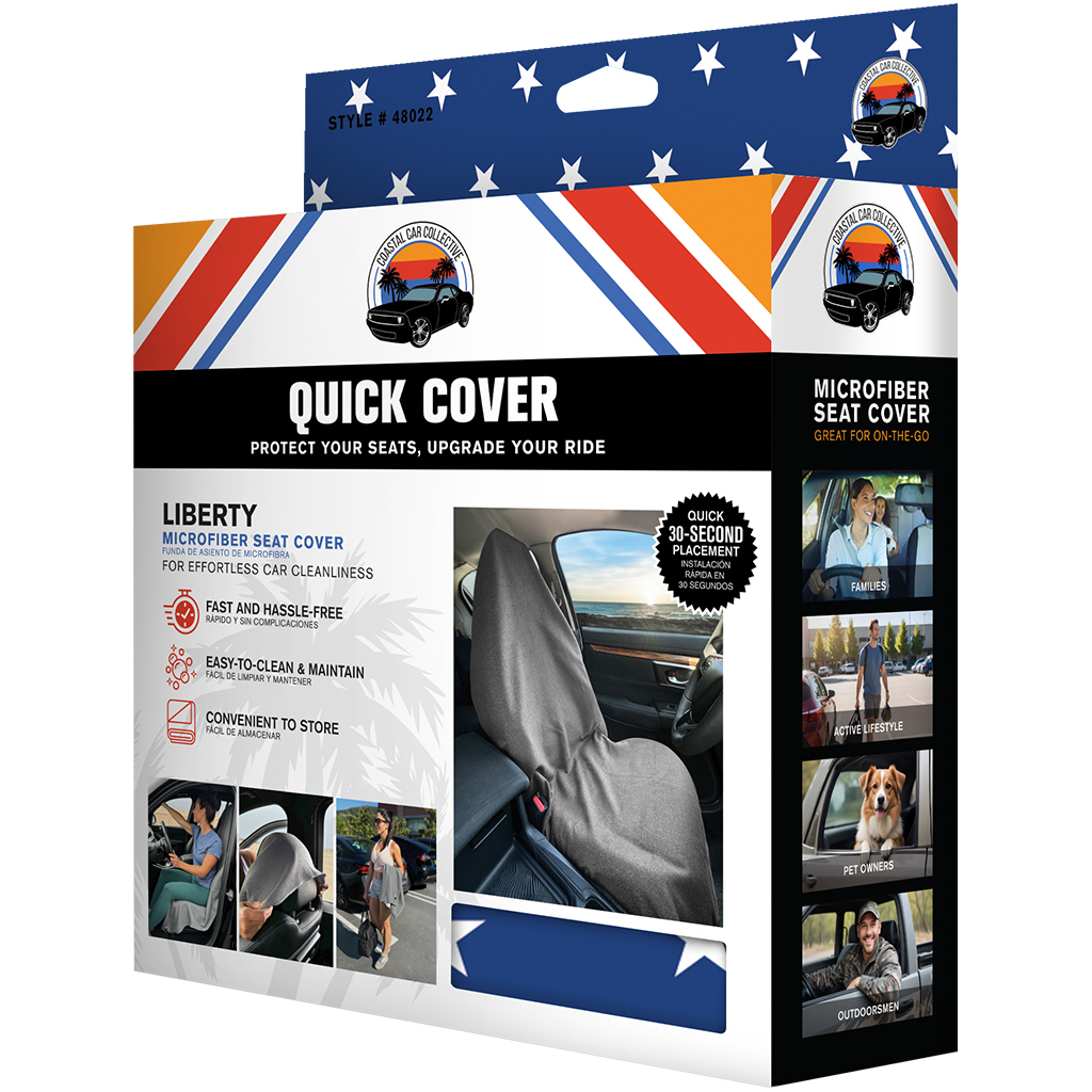 Coastal Car Collective Microfiber Seat Cover - Liberty