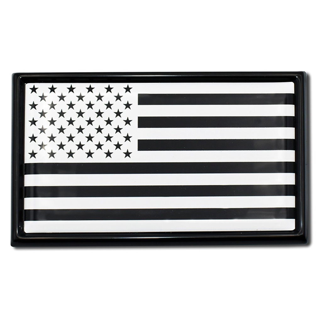 Chrome Auto Emblem - U.S.A. Inverted Flag