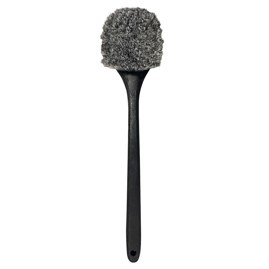 18 Inch Long Handle Soft Bristle Wash Brush - Grey CASE PACK 24
