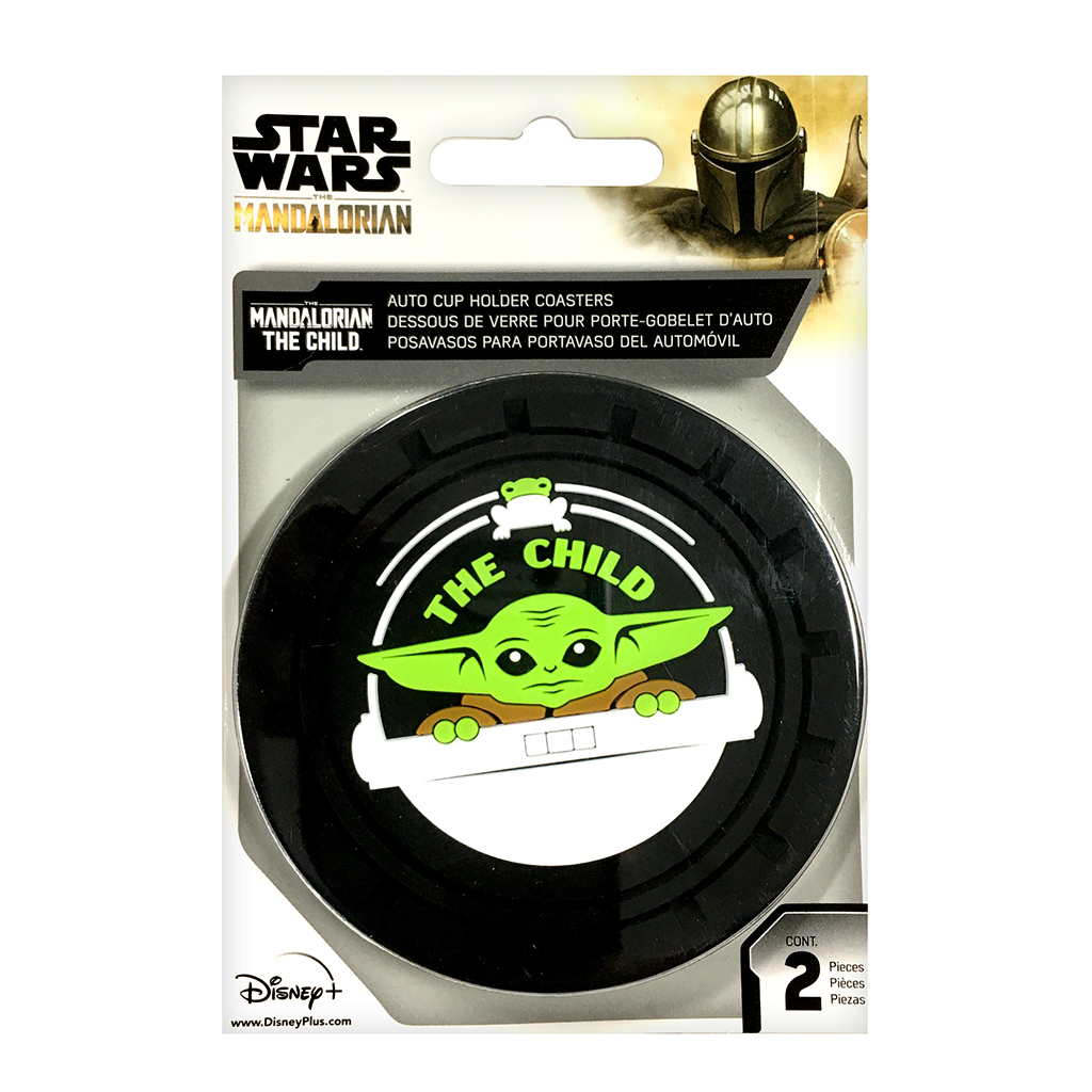 Auto Coaster - Star Wars Mandalorian The Child 2 Pack CASE PACK 6