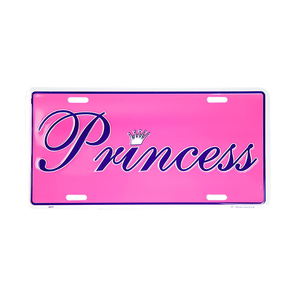 License Tag - Princess