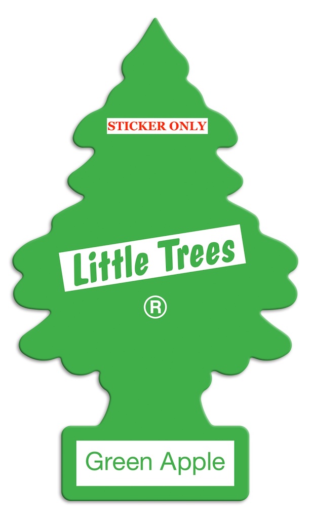 Little Tree Decal Green Apple - Sticker Only