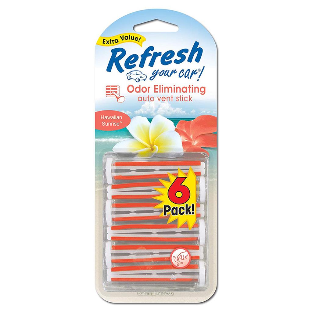Ryc 6Pk Vent Sticks - Hawaiian Sunrise CASE PACK 4