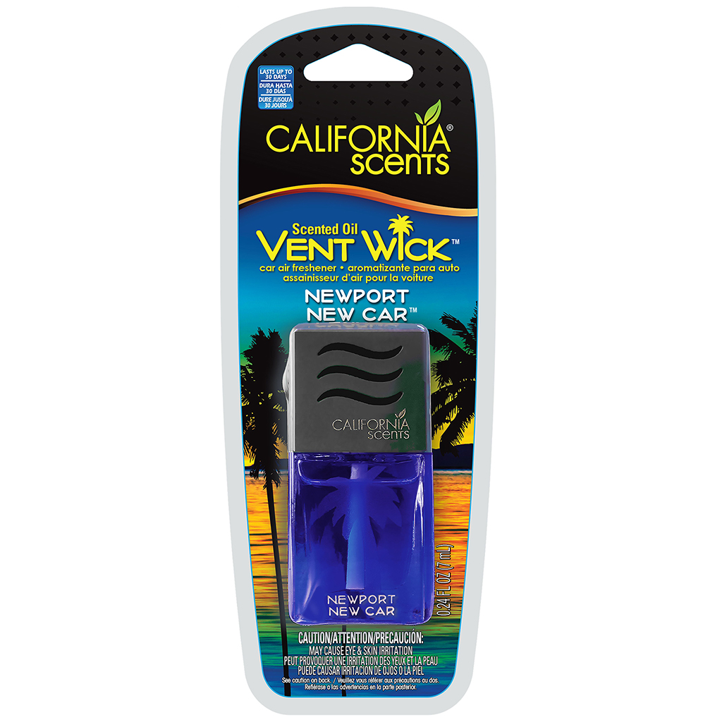 California Scents Oil Wick Newport New Car CASE PACK 3