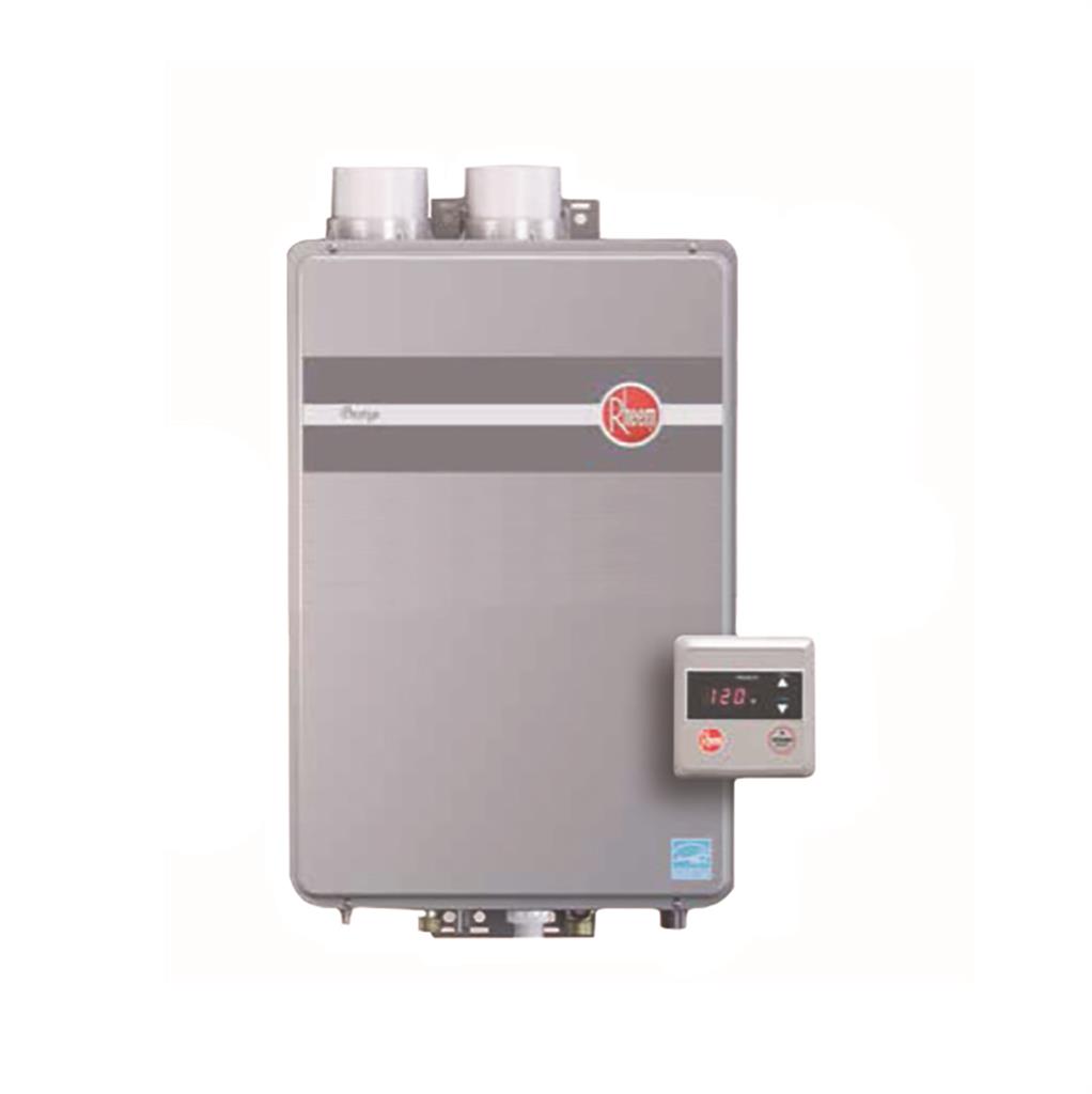 RHEEM Commercial Tankless Water Heater 90 Degree Rise Superior Car Wash Supply
