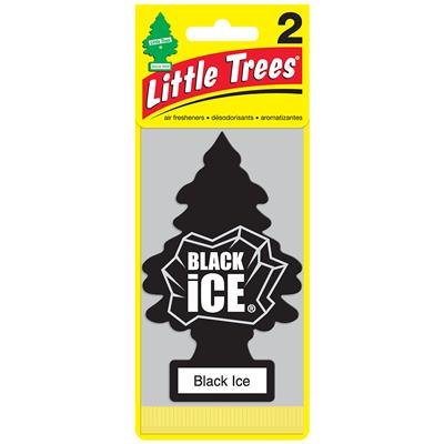 Little Tree Air Freshener 2 Pack - Black Ice CASE PACK 12