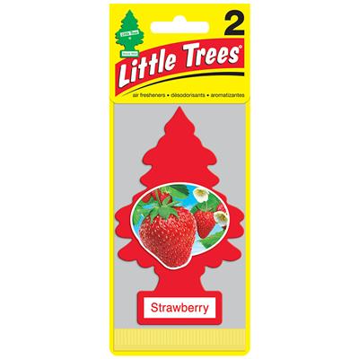 Little Tree Air Freshener 2 Pack - Strawberry CASE PACK 12