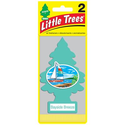 Little Tree Air Freshener 2 Pack - Bayside Breeze CASE PACK 12