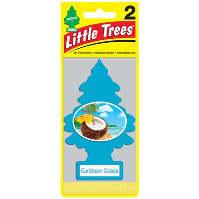 Little Tree Air Freshener 2 Pack - Caribbean Colada CASE PACK 12