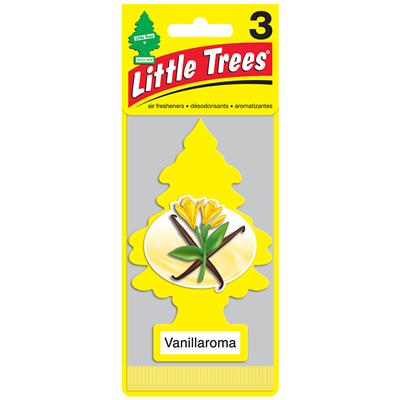 Little Tree Air Freshener 3 Pack - Vanilla CASE PACK 8