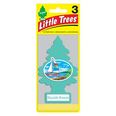 Little Tree Air Freshener 3 Pack - Bayside Breeze CASE PACK 8