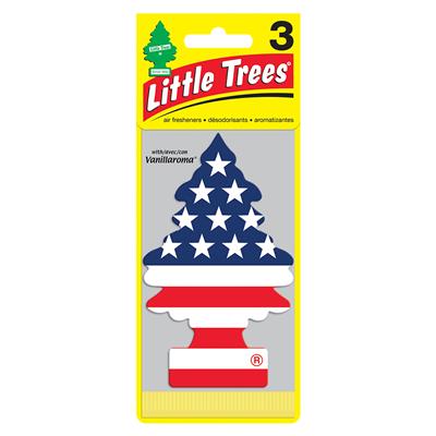 Little Tree Air Freshener 3 Pack - Vanilla Pride CASE PACK 8