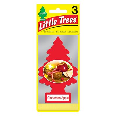 Little Tree Air Freshener 3 Pack - Cinnamon Apple CASE PACK 8