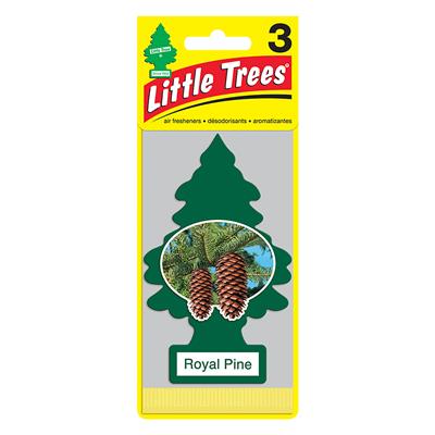 Little Tree Air Freshener 3 Pack - Royal Pine CASE PACK 8