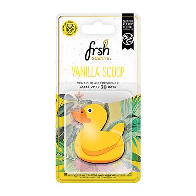 FRSH Duck Inflatable 3D Vent Clip - Vanilla Scoop CASE PACK 6