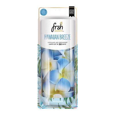 Frsh Scents Floral Necklace Hanging Air Freshener – Hawaiian Breeze CASE PACK 6