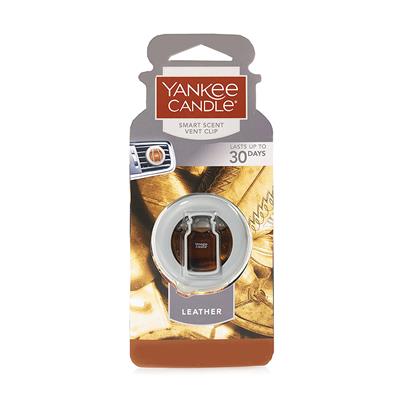 Yankee Candle Vent Clip Air Freshener - Leather CASE PACK 4