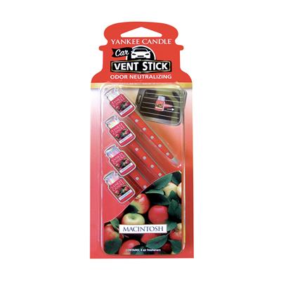 Yankee Candle Vent Stick Air Freshener - Macintosh CASE PACK 6