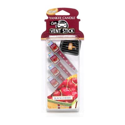 Yankee Candle Vent Stick Air Freshener - Black Cherry CASE PACK 6