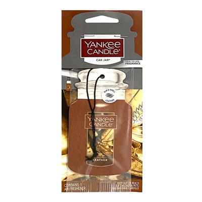 Yankee Candle Paper Jar Air Freshener - Leather CASE PACK 10