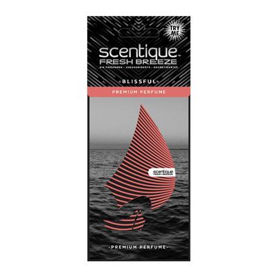 Scentique Fresh Breeze Life Paper Air Freshener 1 Pack - Blissful CASE PACK 24