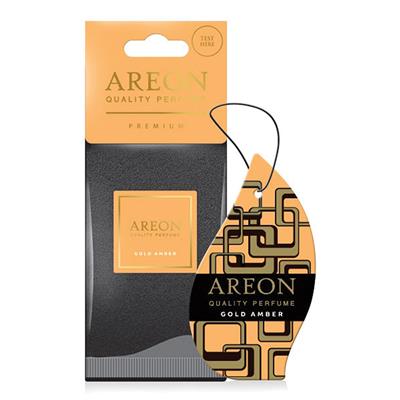 Areon Premium Air Freshener - Gold Amber CASE PACK 12