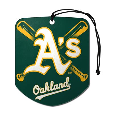 Sports Team Paper Air Freshener 2 Pack - Oakland A's CASE PACK 12