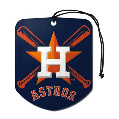 Sports Team Paper Air Freshener 2 Pack - Houston Astros CASE PACK 12