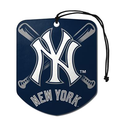 Sports Team Paper Air Freshener 2 Pack - New York Yankees CASE PACK 12