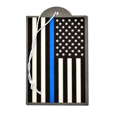 Air Freshener 2 Pack - Police Flag CASE PACK 12