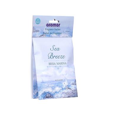Aromar Scented Sachets Double Pack- Sea Breeze CASE PACK 12
