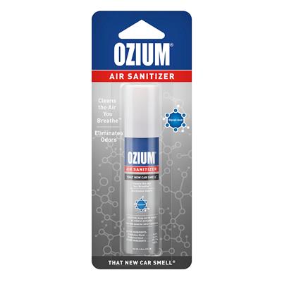 Ozium Air Sanitizer Spray 0.8 Ounce - New Car CASE PACK 6