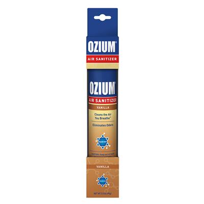 Ozium Air Sanitizer Spray 3.5 Ounce - Vanilla CASE PACK 4