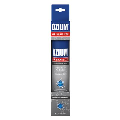 Ozium Air Sanitizer Spray 3.5 Ounce - New Car CASE PACK 4