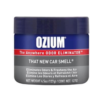 Ozium Air Sanitizer Gel Can 4.5 Ounce - New Car CASE PACK 4