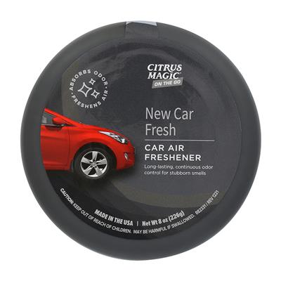 Citrus Magic Solid Air Freshener 8 Ounce - New Car CASE PACK 6