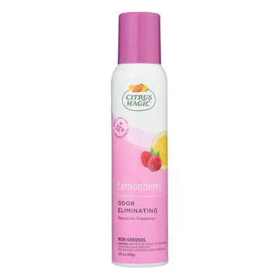 Citrus Magic Odor Eliminating Fragrance Spray 3 Ounce - Lemon Raspberry CASE PACK 6