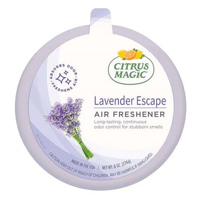 Citrus Magic On The Go Solid Air Freshener 5 Ounce - Lavender CASE PACK 6