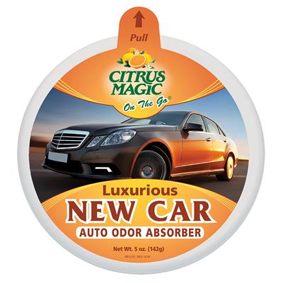Citrus Magic On The Go Solid Air Freshener 5 Ounce 6 Pieces Display - New Car